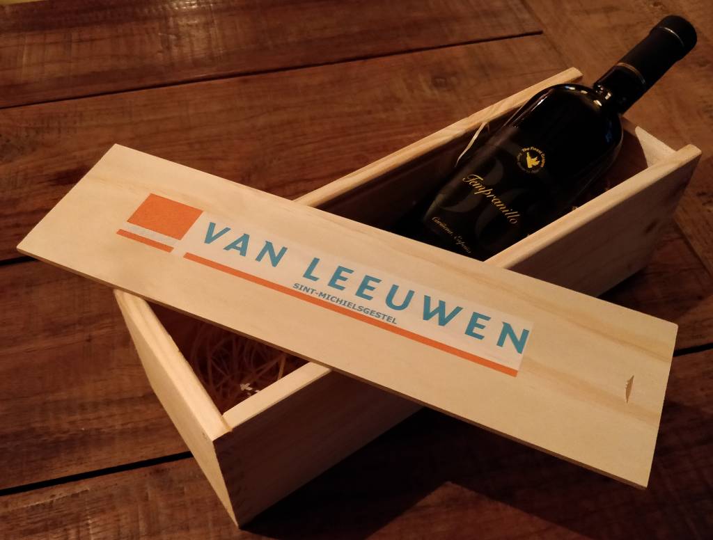 Wijnkistje voor één fles